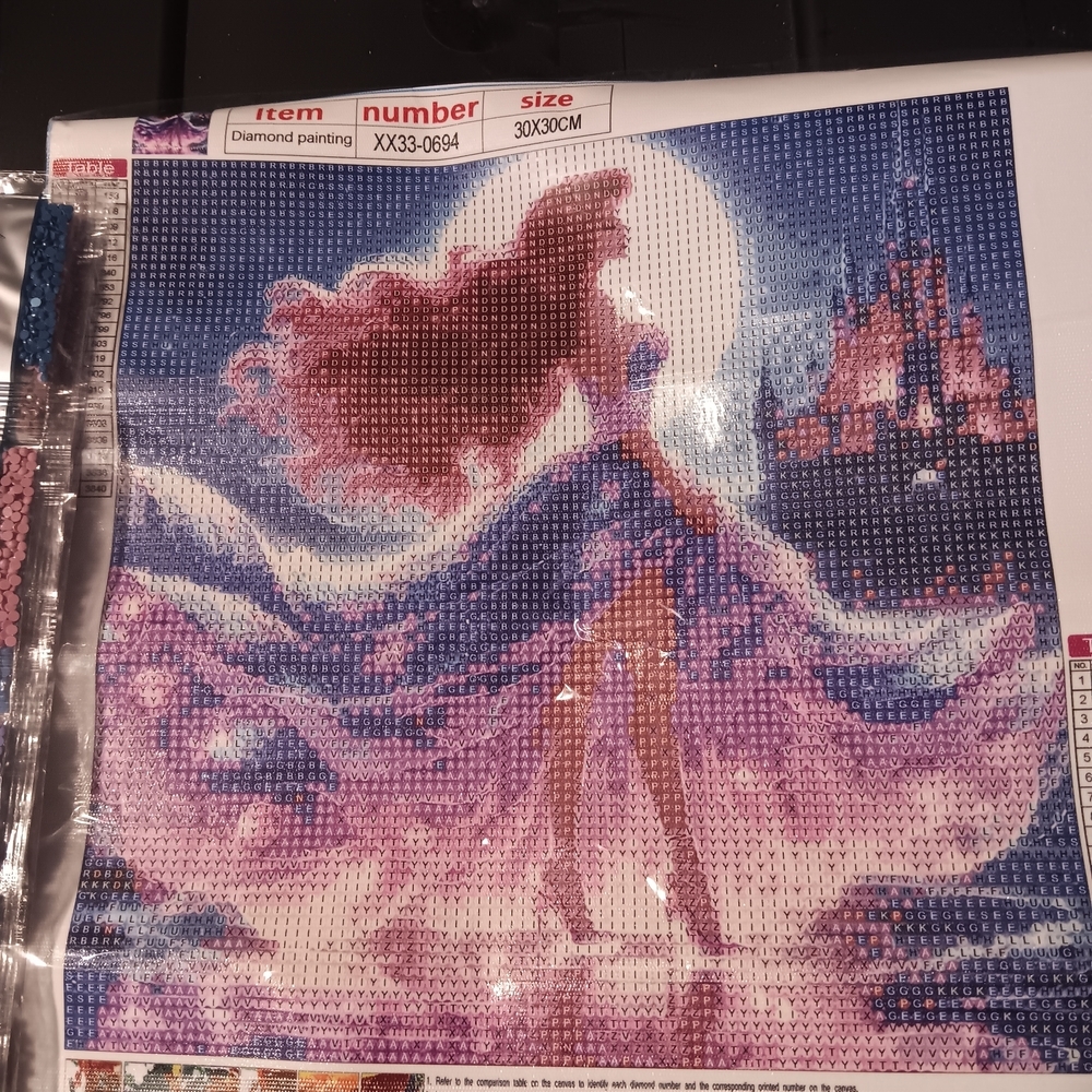 Disney Ariel The Little Mermaid Diamond Painting Art Kit 30x30